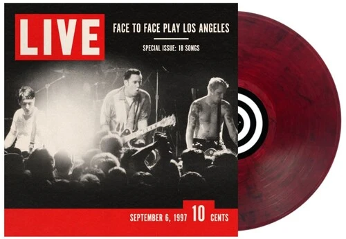 Face to Face Live 2LP, 35th Anniversary Sangria Vinyl