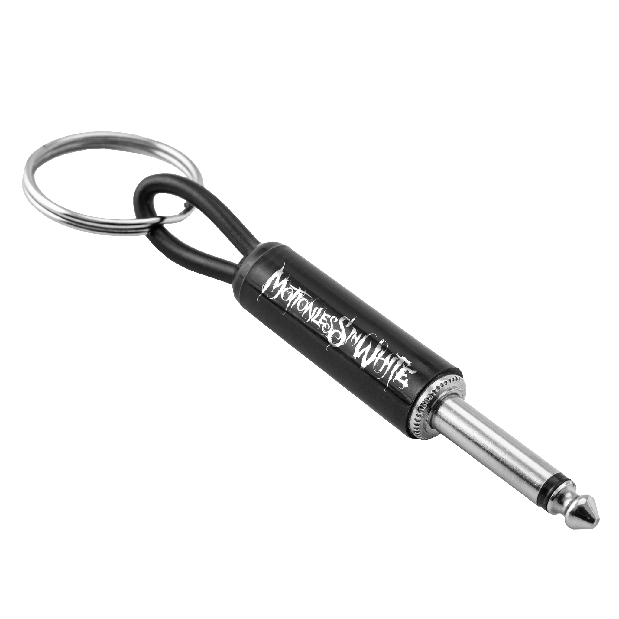 MOTIONLESS IN WHITE LOGO GUITAR PLUG KEYCHAIN