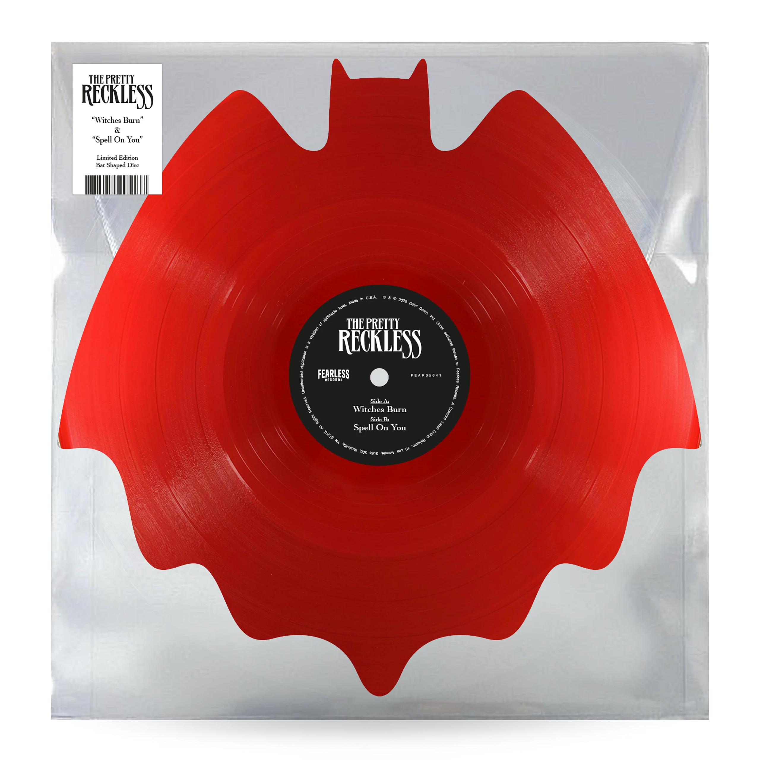 THE PRETTY RECKLESS 'WITCHES BURN & SPELL ON YOU' (Blood Red Vinyl)