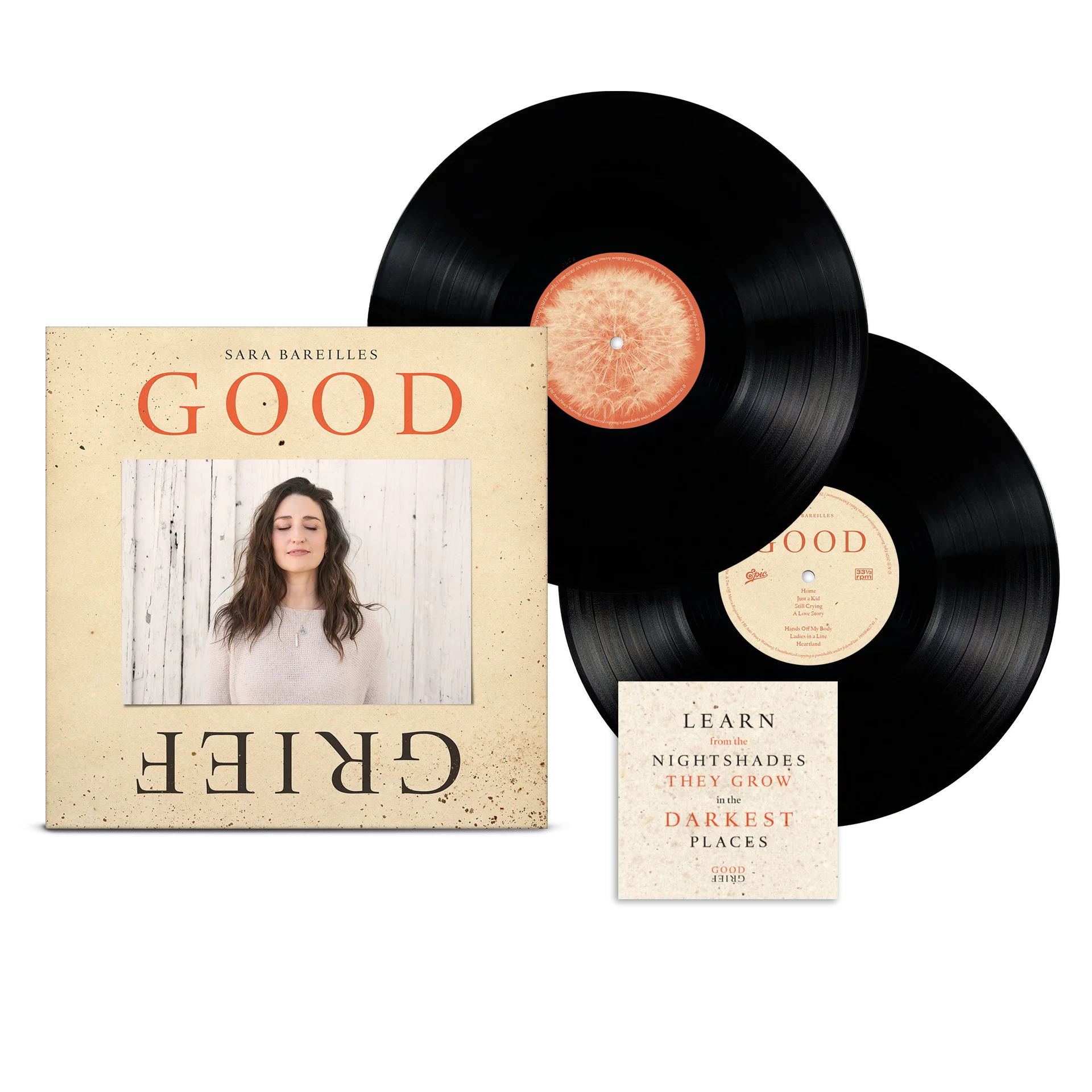 SARA BAREILLES 'GOOD GRIEF' 2LP
