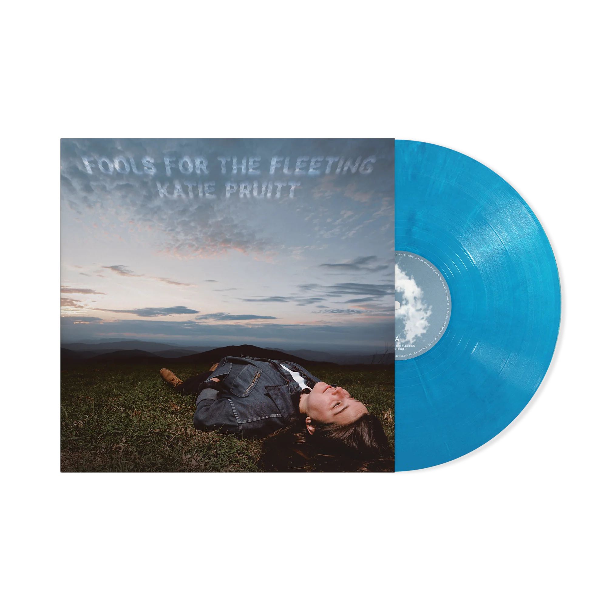 KATIE PRUITT 'FOOLS FOR THE FLEETING' LP (Blue Eco-Mix Vinyl)