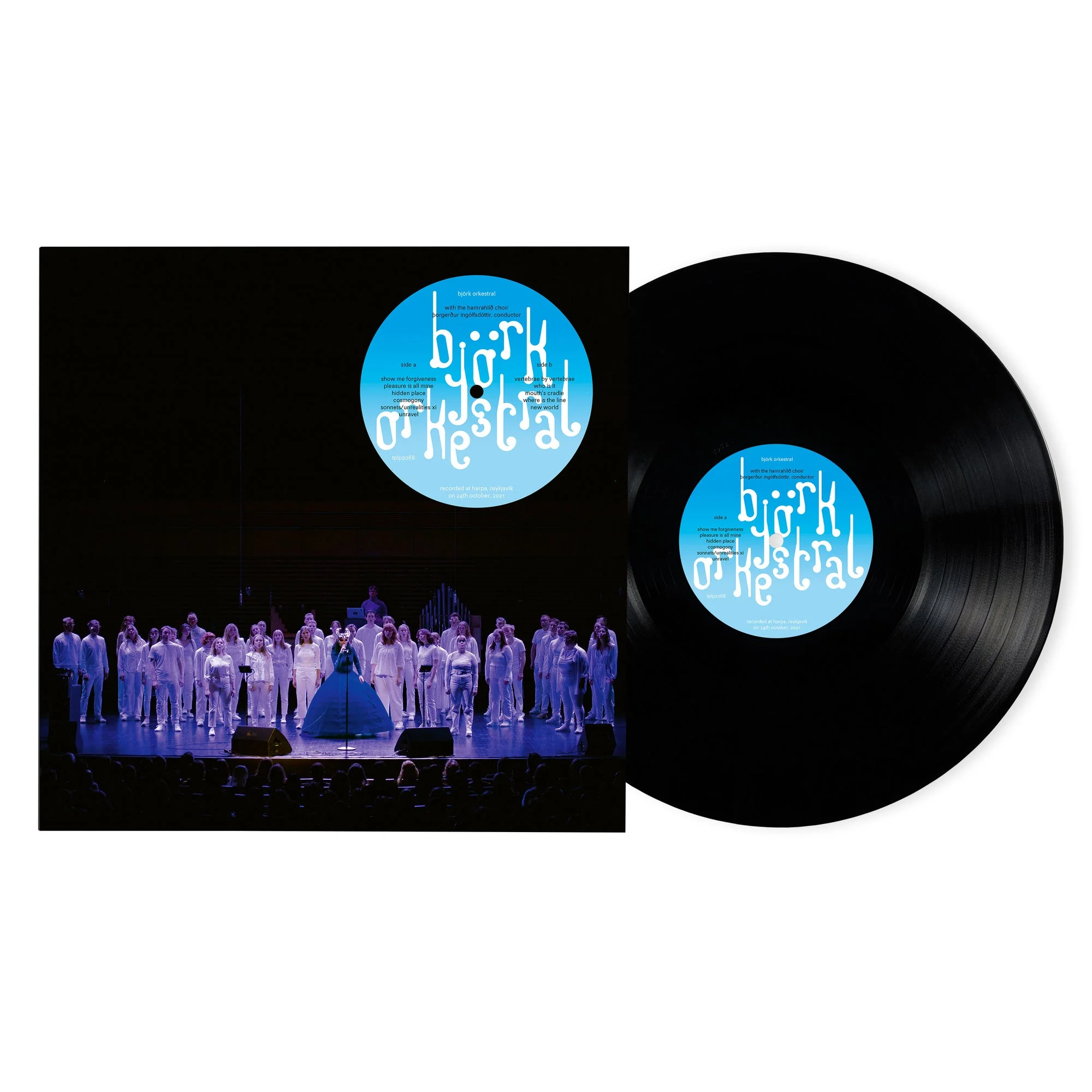 Björk 'ORCHESTRAL with the HAMRAHLIÐ Choir' Concert on Black Vinyl LP