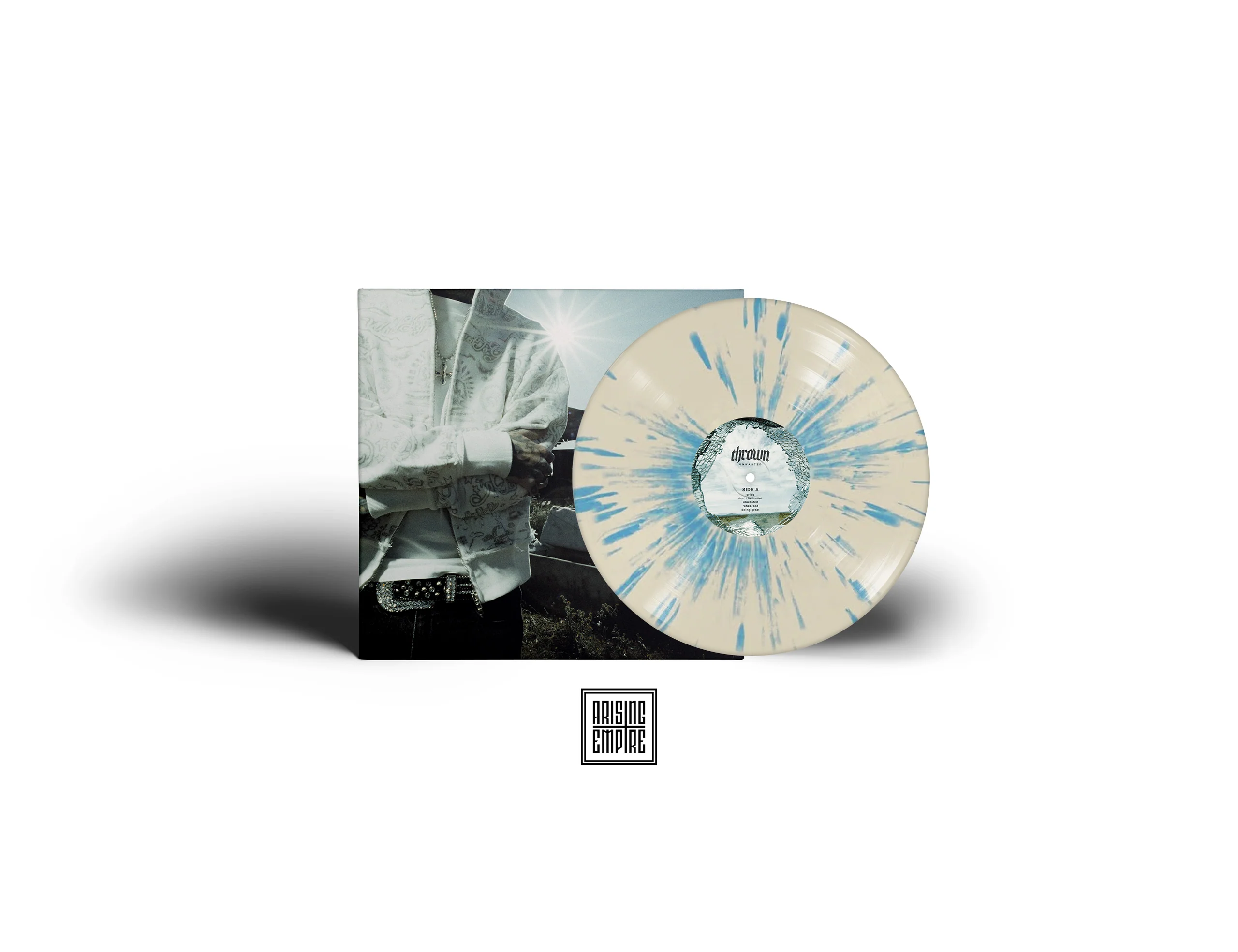 THROWN ‘UNWANTED’ Limited White Grey Blue Splatter Vinyl LP