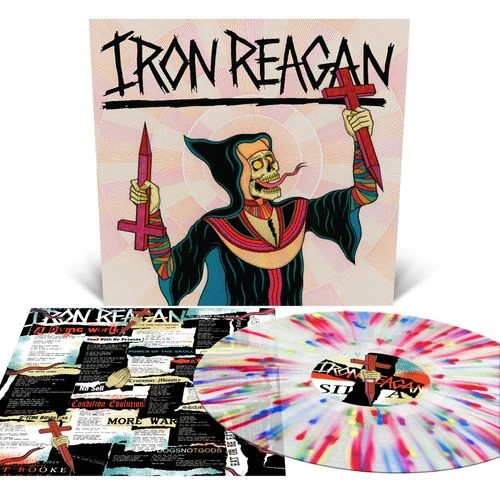 IRON REAGAN 'CROSSOVER MINISTRY' LP on Milky Clear w/Rainbow Splatter Vinyl
