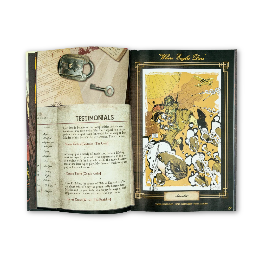 Iron Maiden Piece of Mind Hardcover Graphic Novel Edition