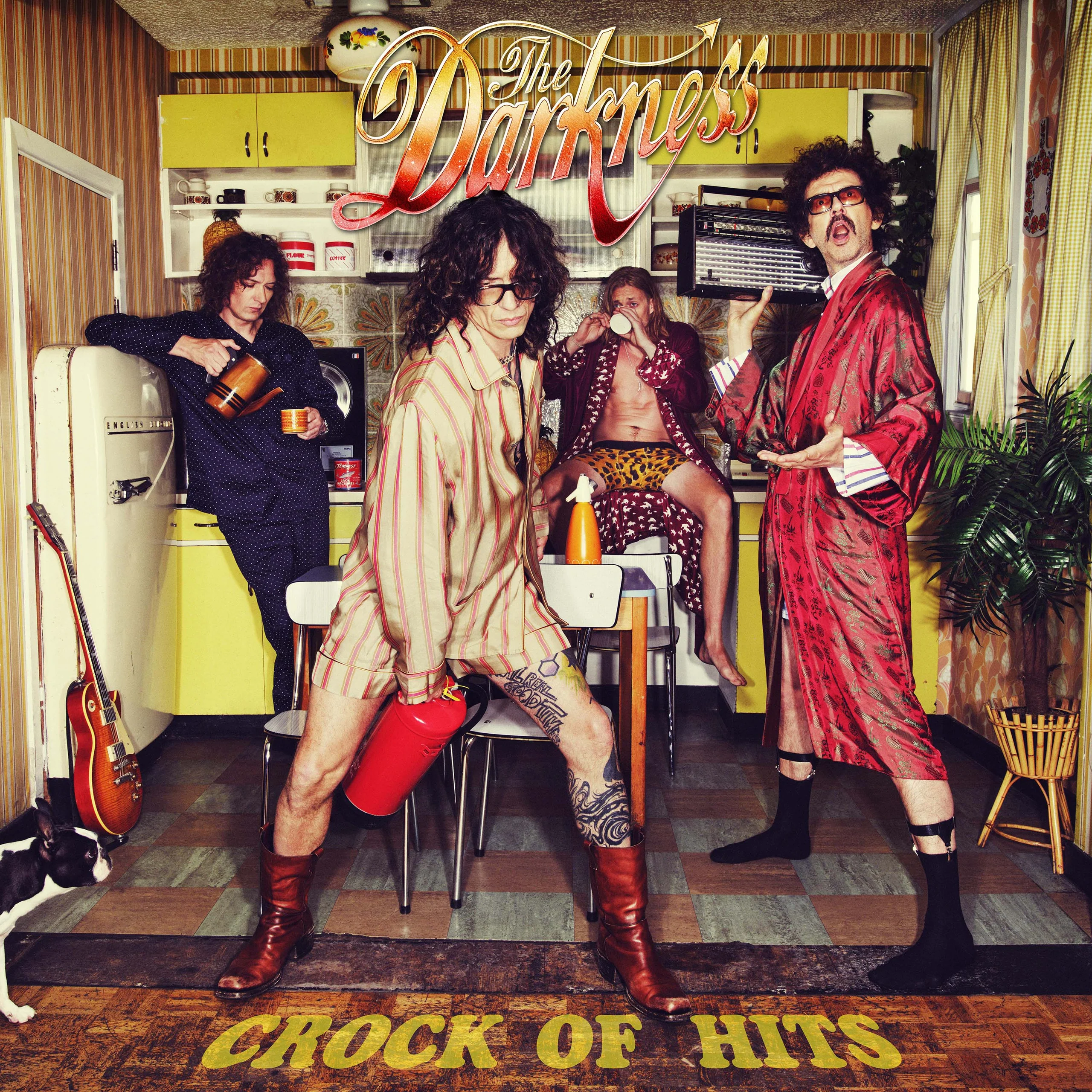 THE DARKNESS 'CROCK OF HITS' 2LP（红/黄黑胶）