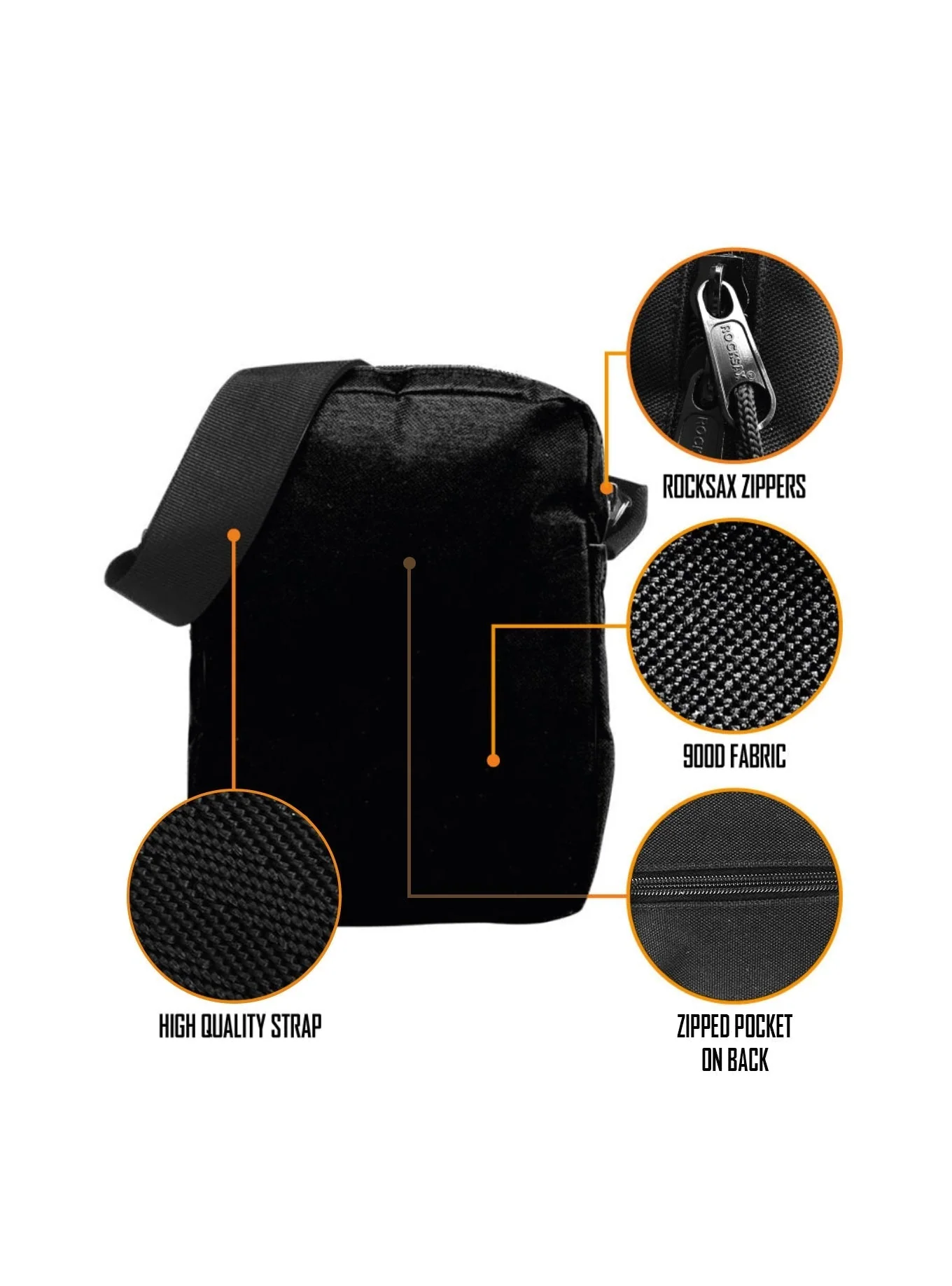 ROCKSAX Ice Nine Kills CROSSBODY - DRIPPY Logo