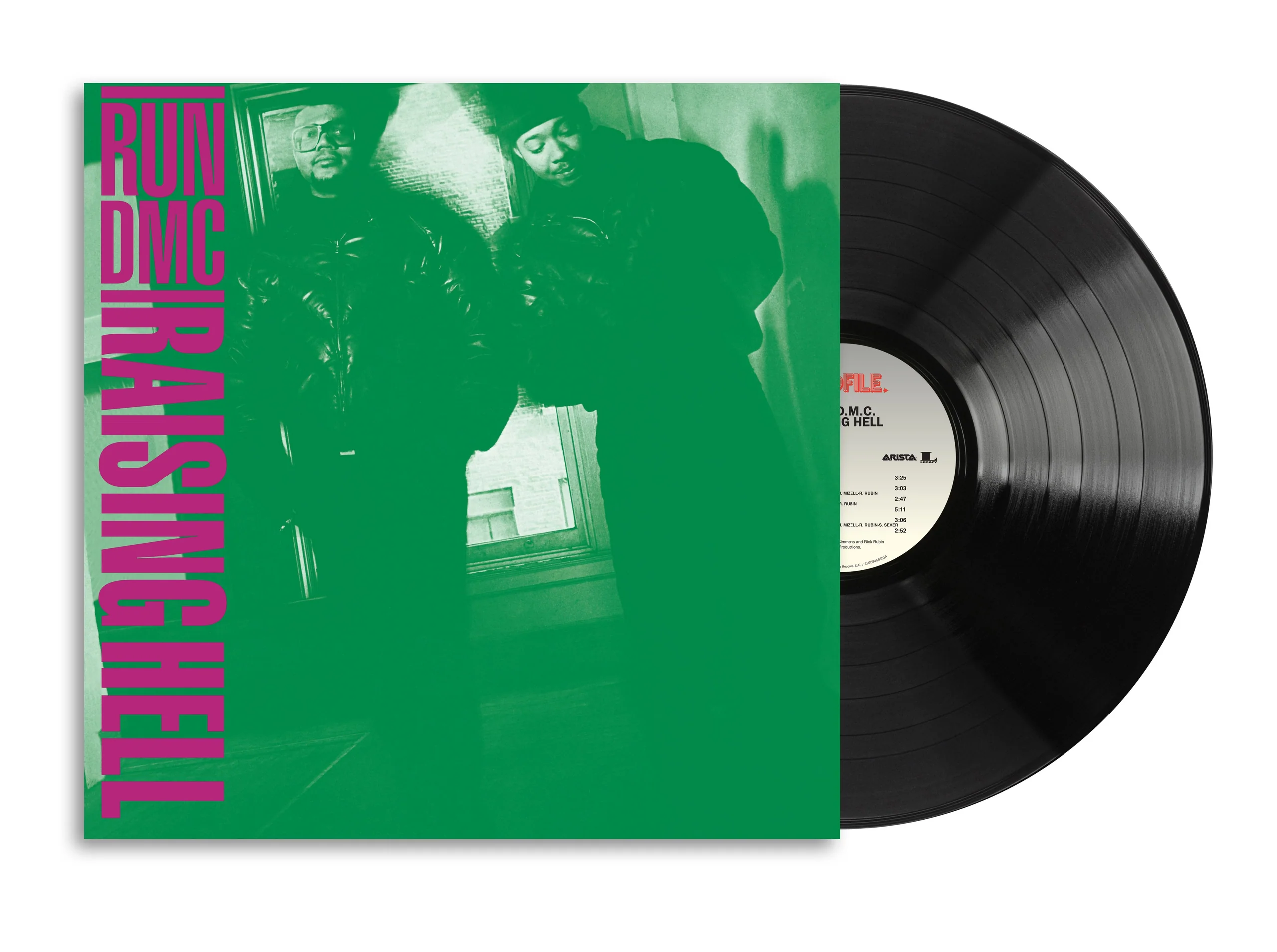 RUN DMC 'RAISING Hell' LP on Black Vinyl