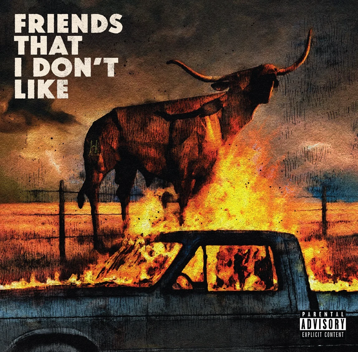 DEXTER and the MOONROCKS 'FRIENDS That I Don't Like' LP on Cream White Vinyl