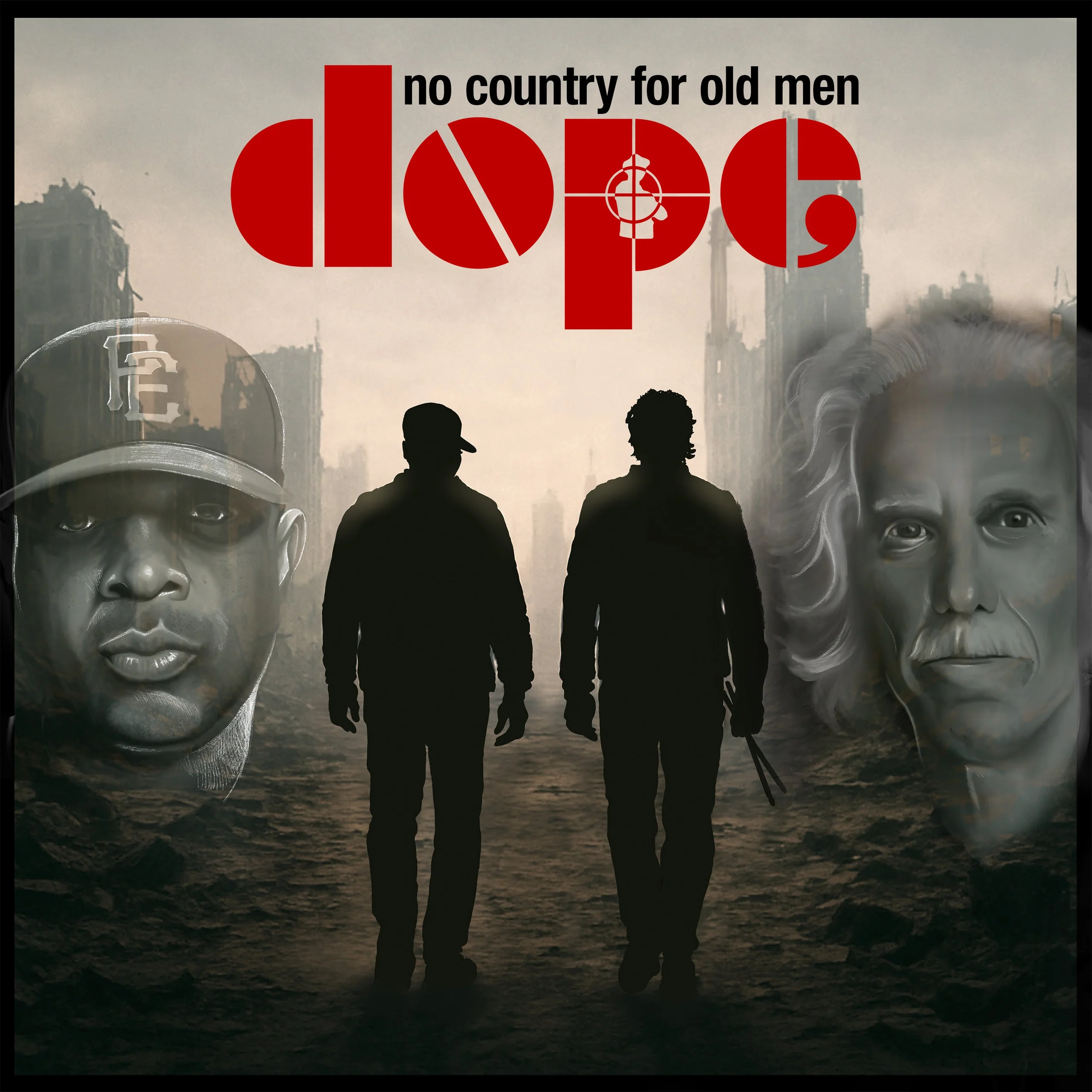 CHUCK D & JOHN DENSMORE 'DO + PE = NO COUNTRY FOR OLD MEN' LP