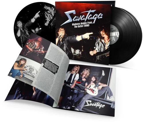 SAVATAGE 'MADNESS REIGNS From the GUTTER (1990)' Live 3LP Black Vinyl