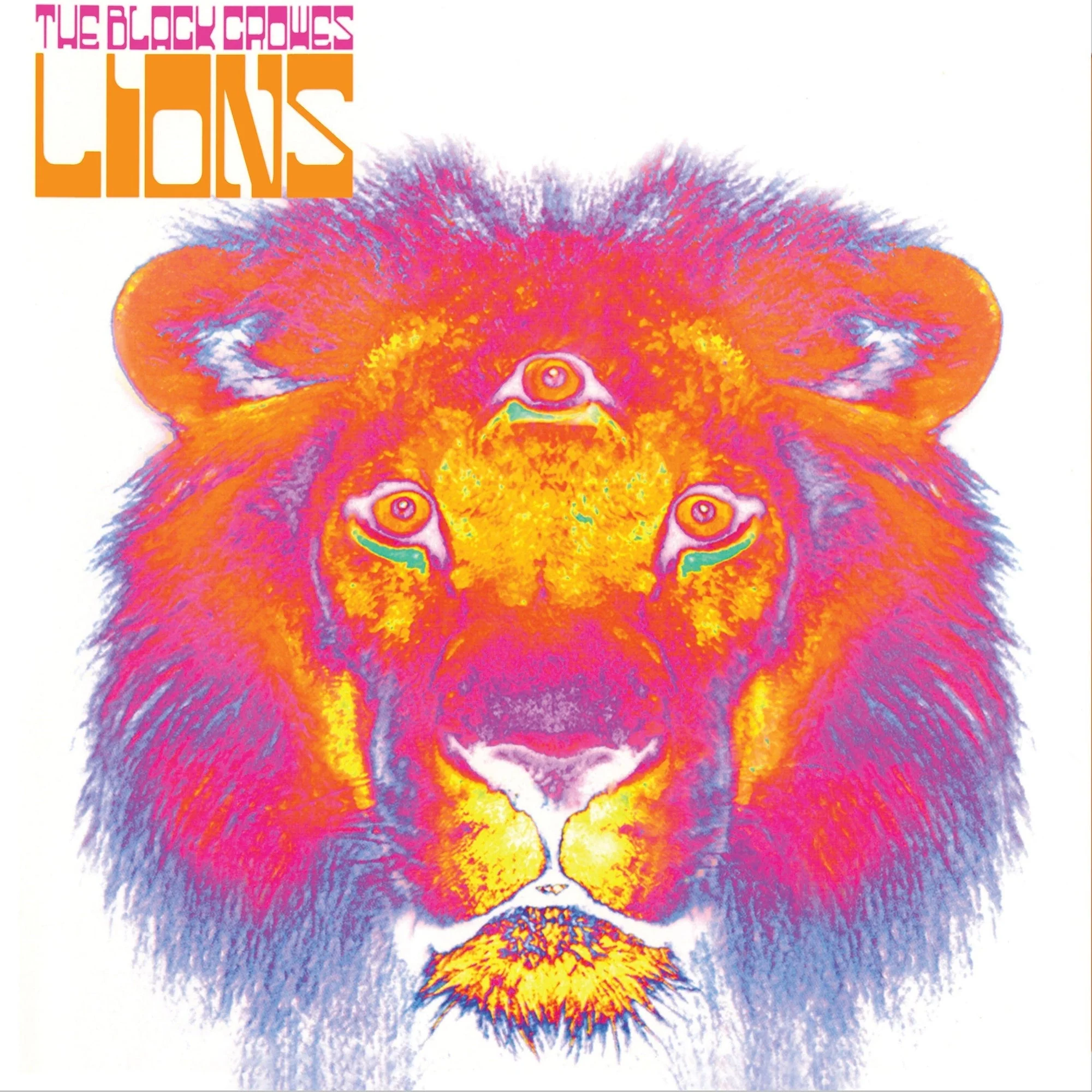 The Black CROWES 'Lions' 25th ANNIVERSARY Clear Cobalt Blue 2LP
