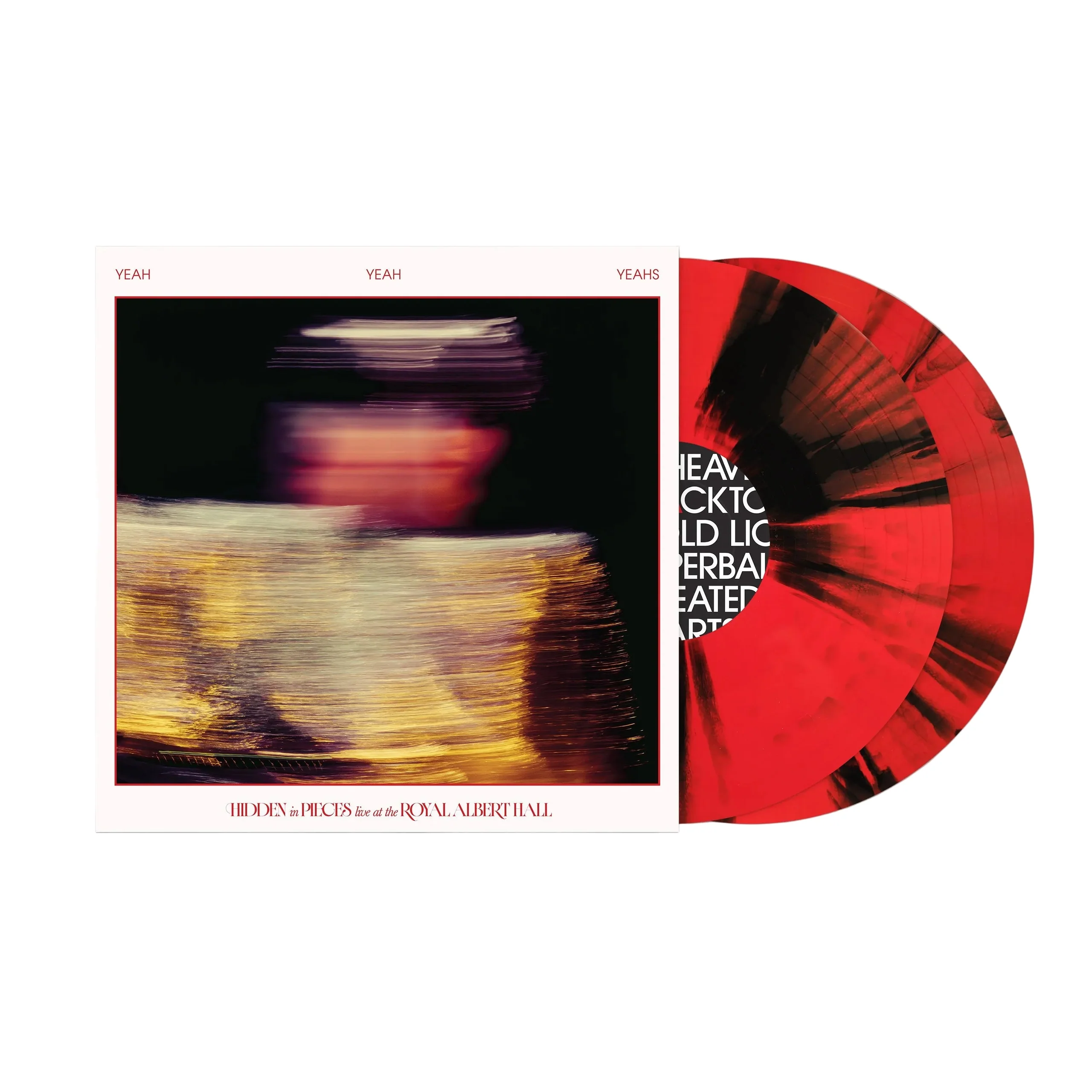 YEAH YEAH YEAHS 'HIDDEN IN PIECES: LIVE (AT THE ROYAL ALBERT HALL)' 2LP Bullseye Splatter Vinyl