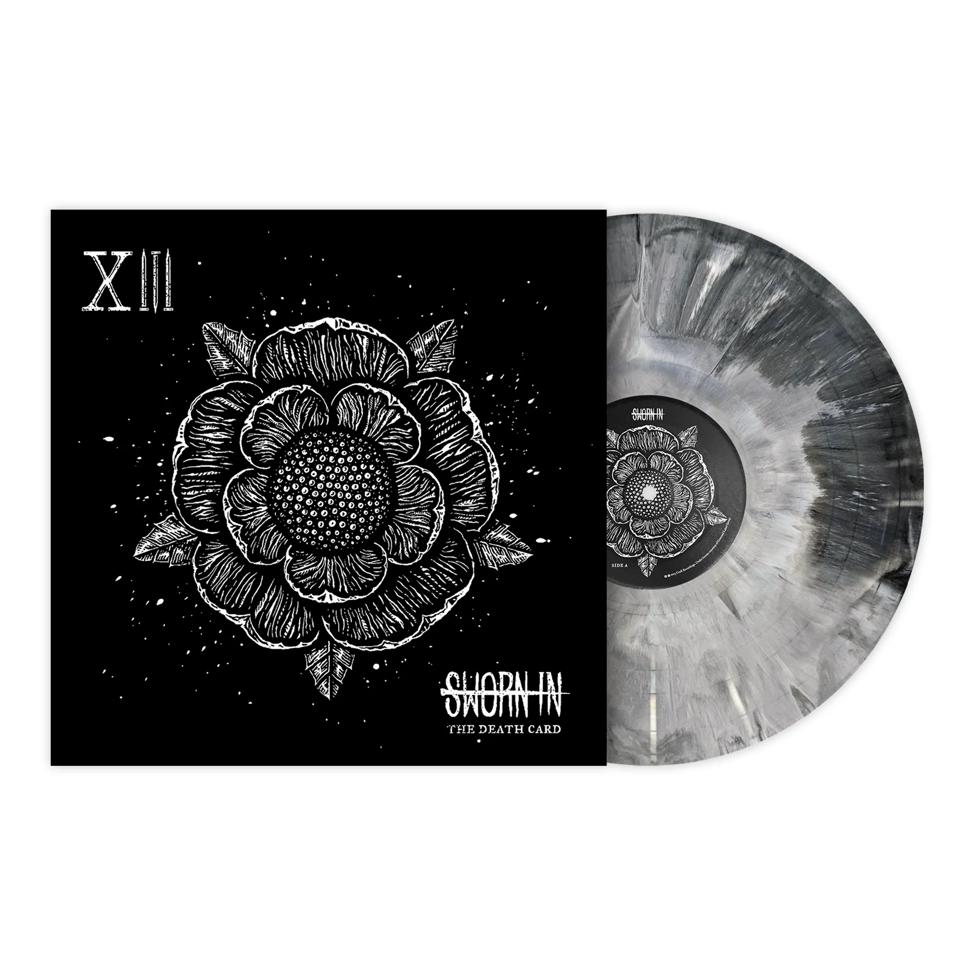 SWORN IN ‘THE DEATH CARD’ LP (Exclusive – Limited to 500, Black & White Galaxy Vinyl)