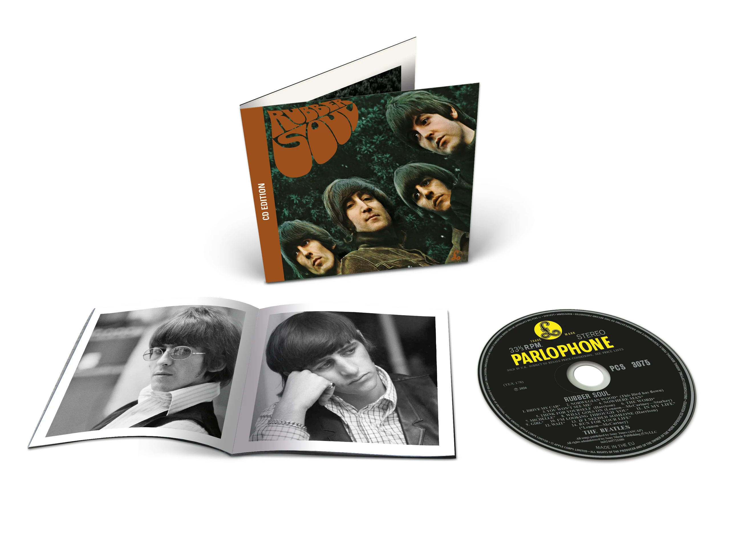The BEATLES 'RUBBER Soul' CD with New Stereo Mix