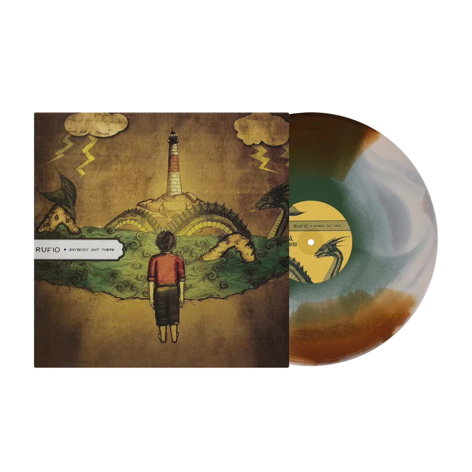 RUFIO 'ANYBODY Out There' LP on 3 Color A Side/B Side Vinyl