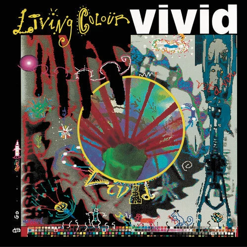 LIVING COLOUR 'Vivid' LP Black Vinyl Reissue