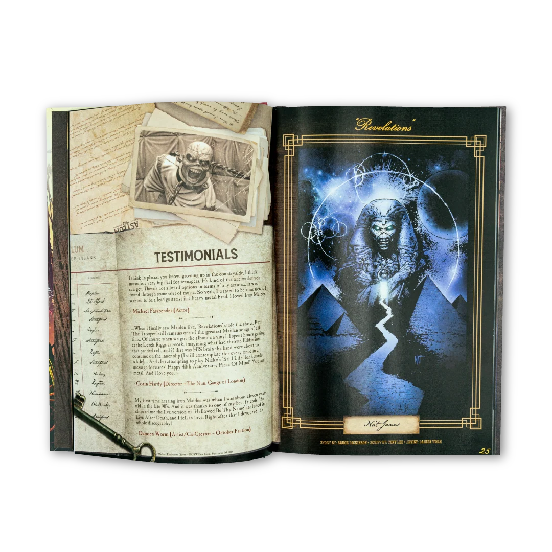Iron Maiden Piece of Mind Hardcover Graphic Novel Edition