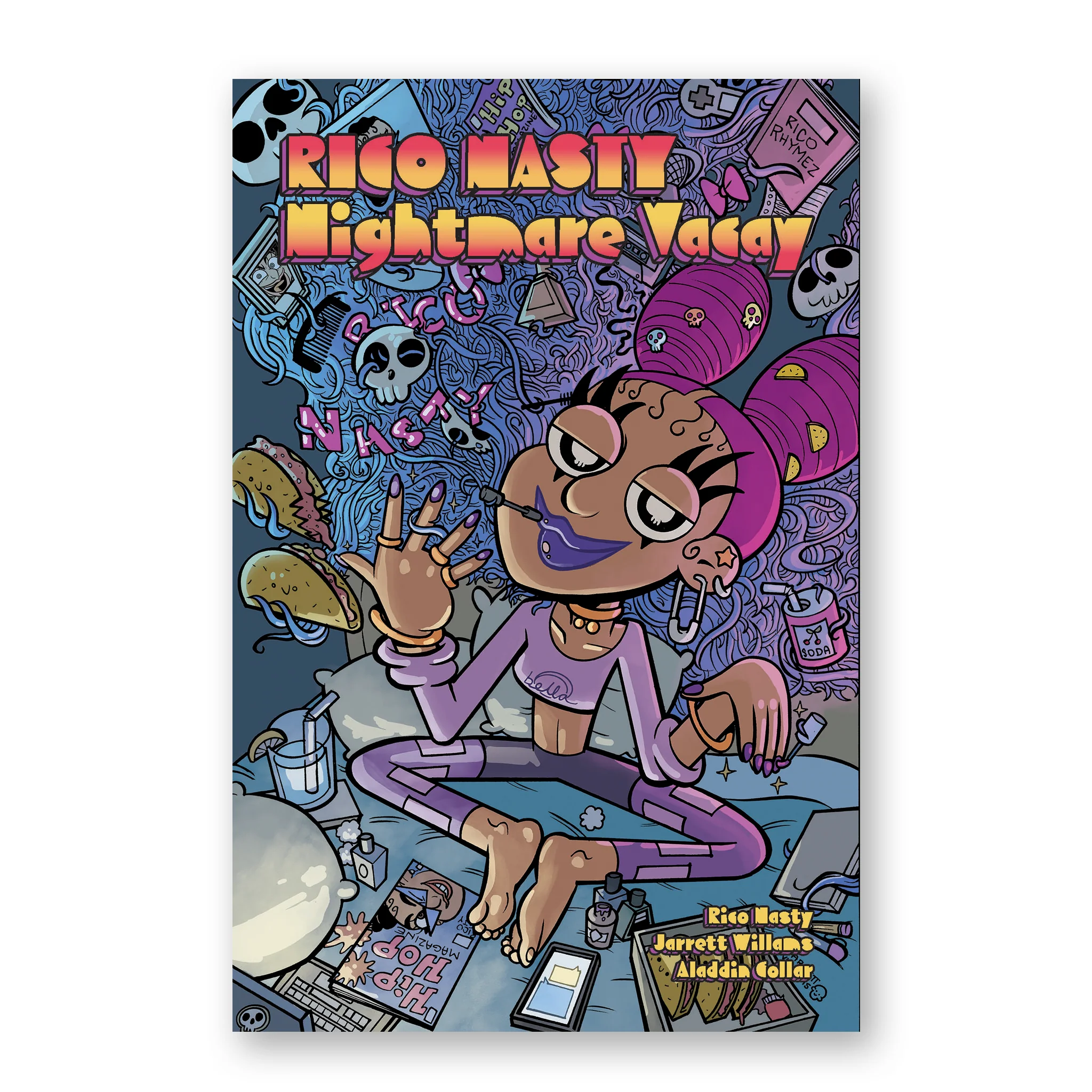 Rico Nasty - NIGHTMARE Vacay Graphic Novel with Taco Bella and Trap Levigne