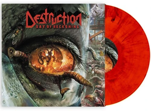 DESTRUCTION 'DAY OF RECKONING' LP Red Vinyl Thrash Metal Reissue