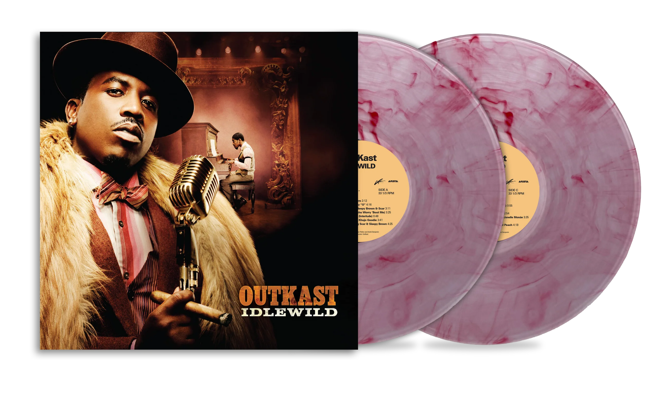 OUTKAST 'IDLEWILD' 2LP (Marbled Pink Vinyl)
