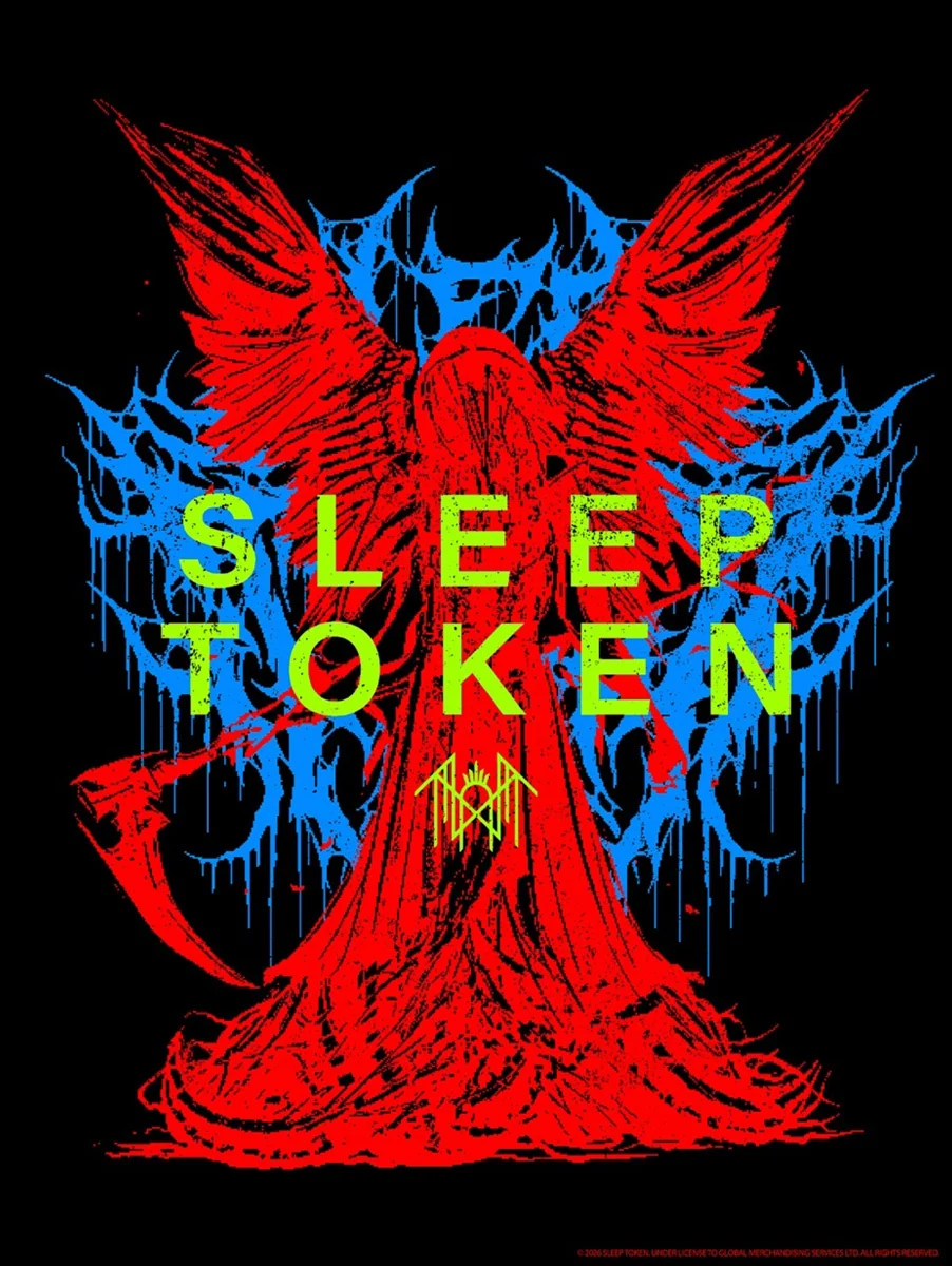 SLEEP TOKEN 'CHARACTER/ANGEL' 植绒黑光灯海报
