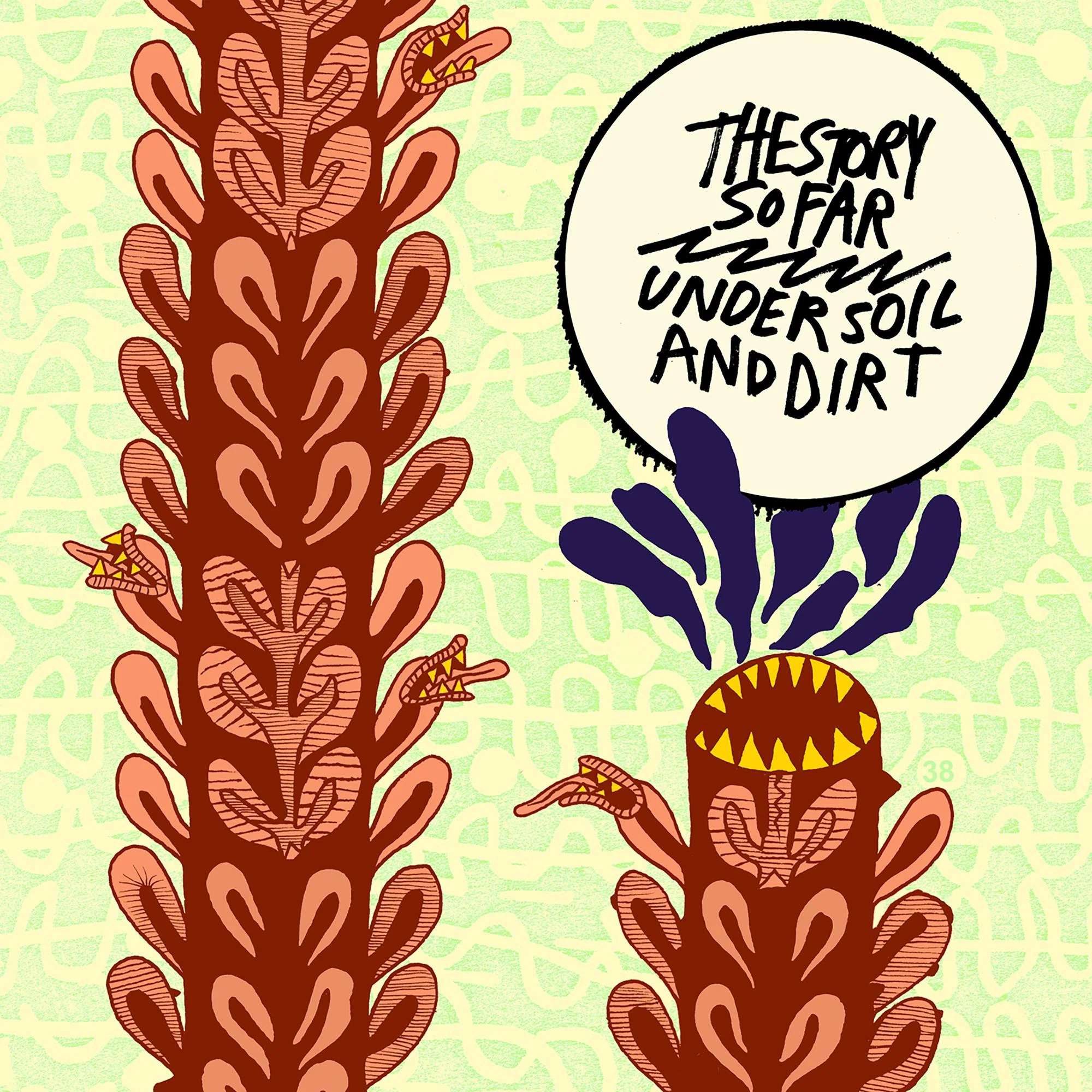 The Story So Far Under Soil and Dirt LP on Yellow Rainbow Splatter Vinyl