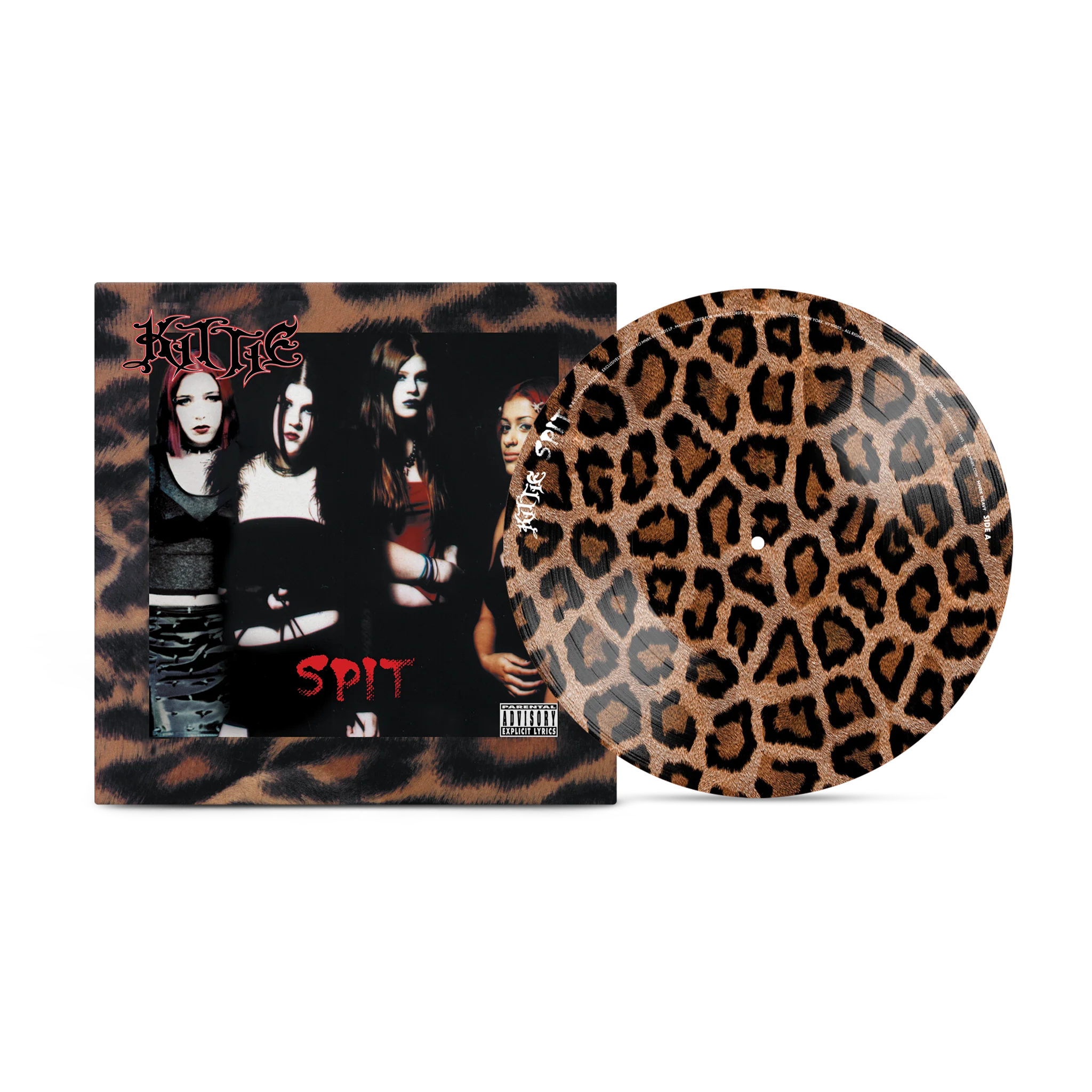 KITTIE Spit Leopard Print Vinyl LP Debut Album