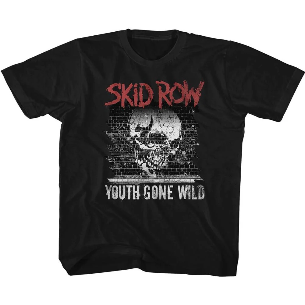 Skid Row GRAFFITI Gone Wild Youth T-Shirt in Black