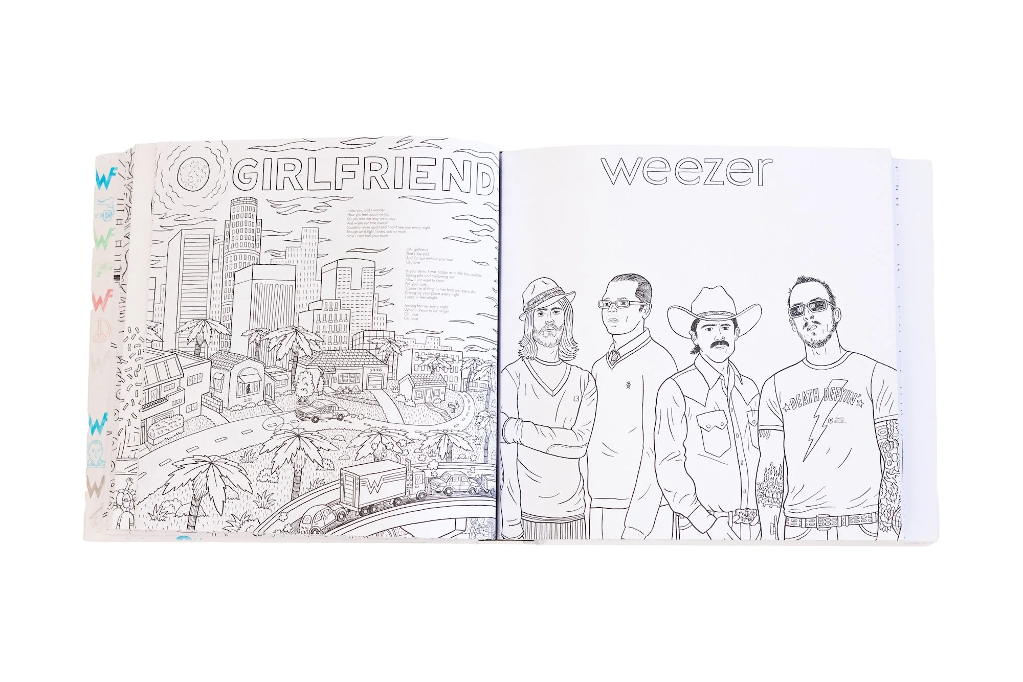 WEEZER《COLORING BOOK SET》6LP 套装（彩胶）