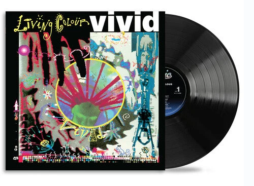 LIVING COLOUR 'Vivid' LP Black Vinyl Reissue