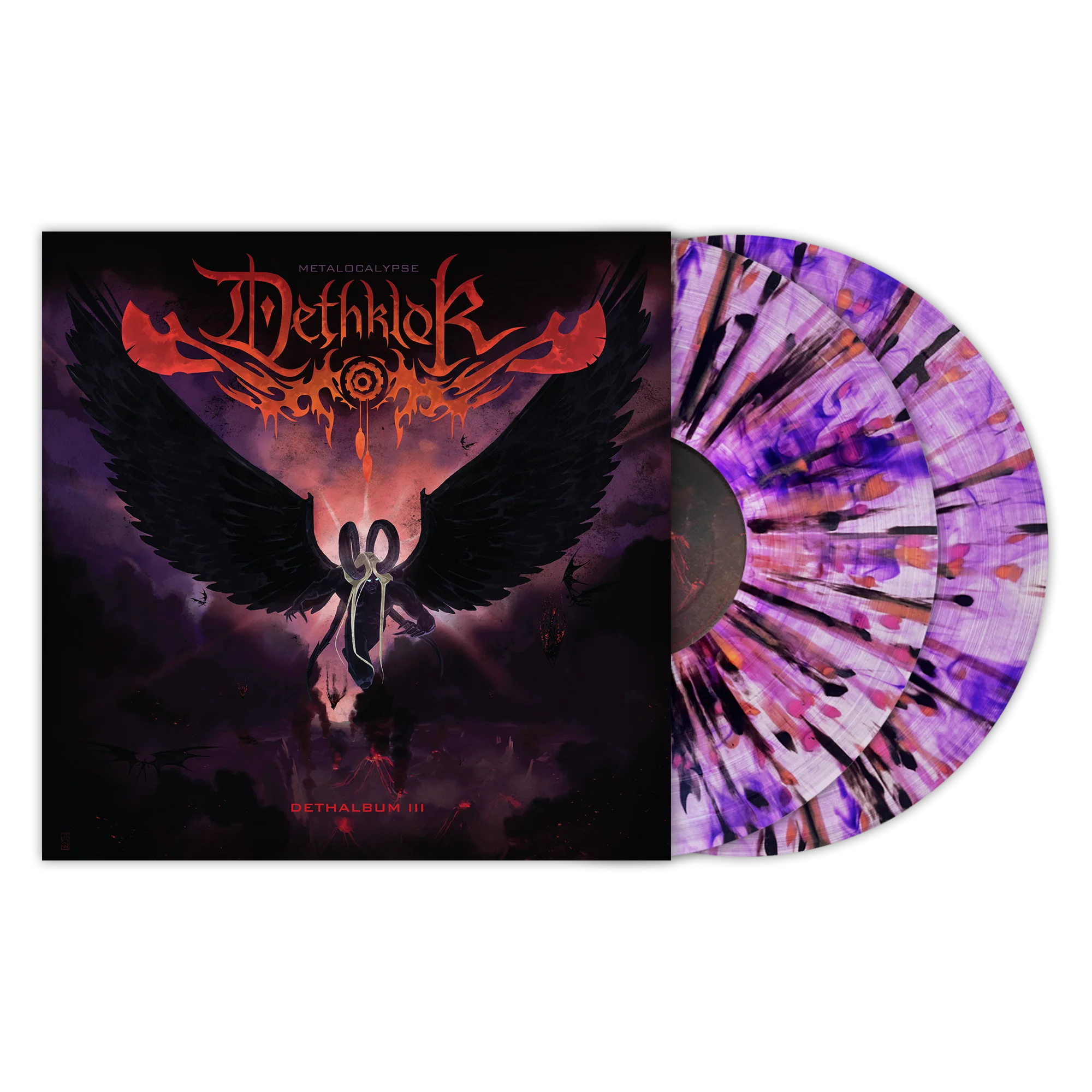 DETHKLOK ‘THE DETHALBUM III’ 2LP (Exclusive – Limited to 400, "I Ejaculate Splatter" Vinyl)