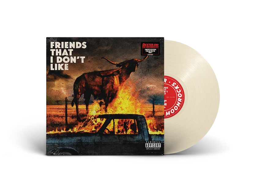 DEXTER and the MOONROCKS 'FRIENDS That I Don't Like' LP on Cream White Vinyl
