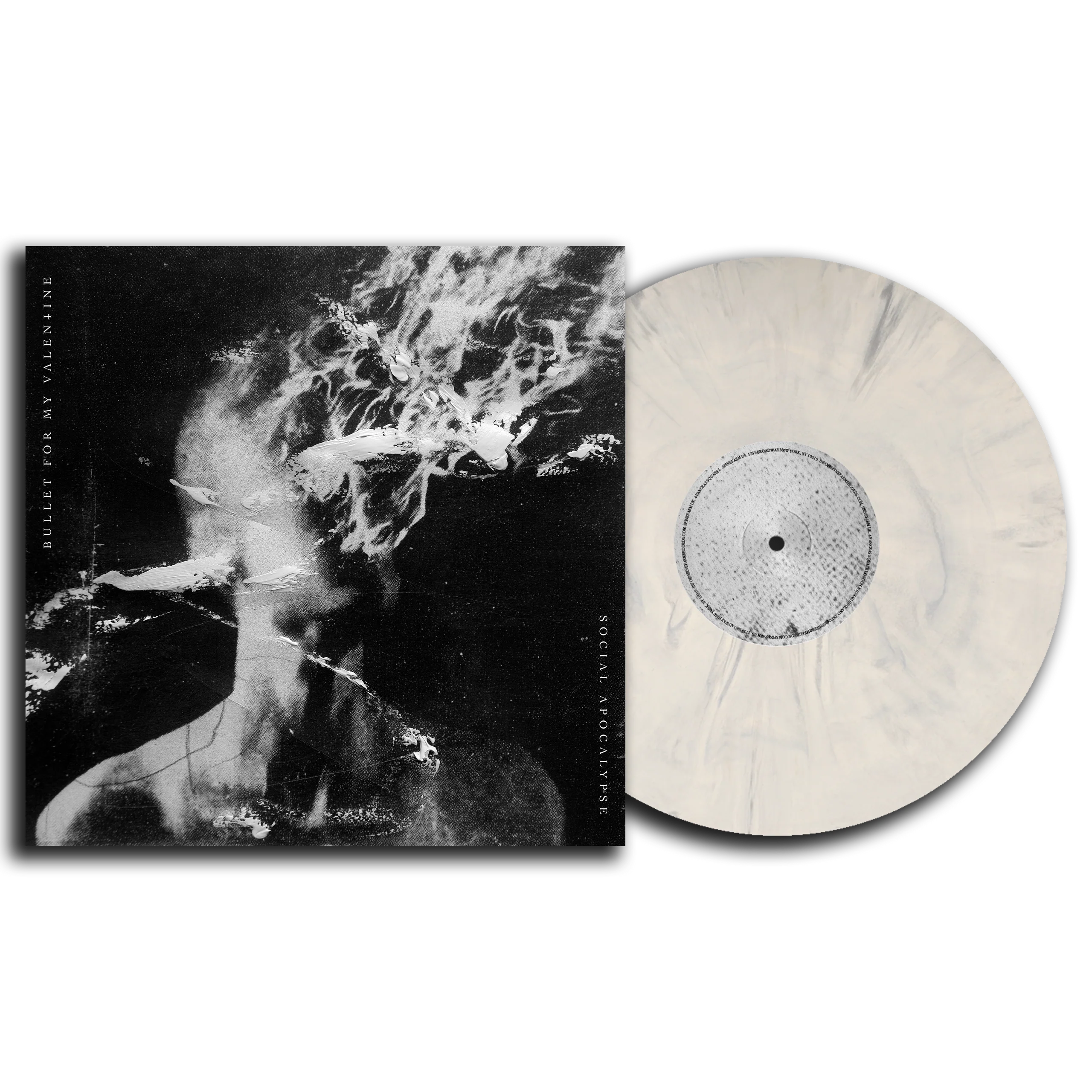 BULLET FOR MY VALENTINE ‘SOCIAL APOCALYPSE’ LP (Limited Edition, White w/Grey Marble Vinyl)