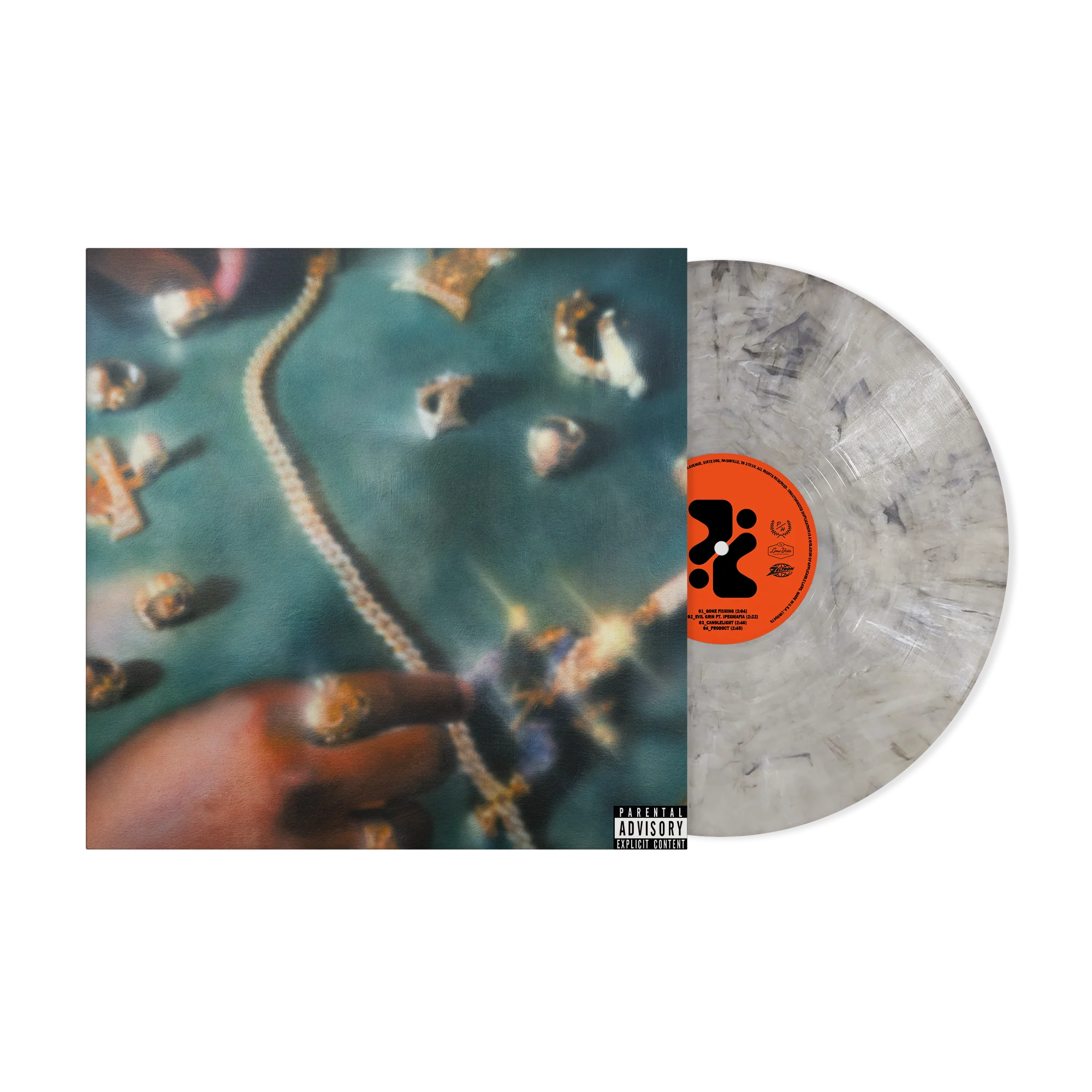 DENZEL Curry & KENNETH Blume 'ii' LP on Ghost ii Vinyl, Limited to 400