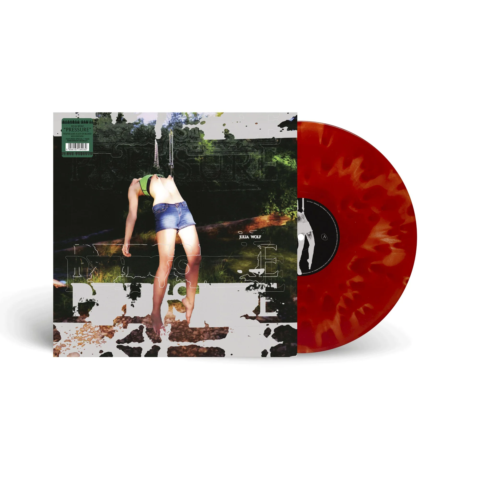 JULIA WOLF 'PRESSURE' LP You've Lost A Lot Of Blood Red Vinyl