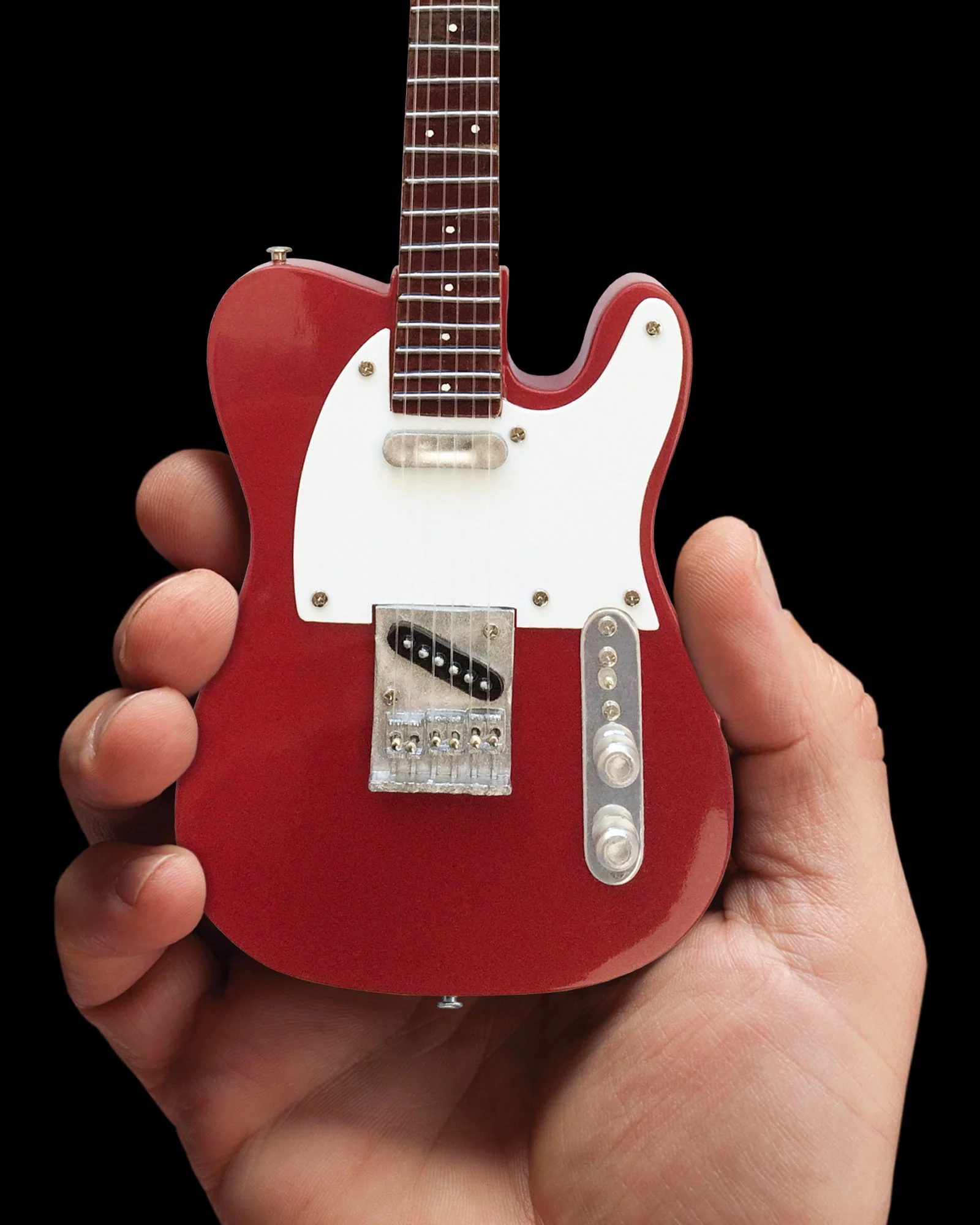 OFFICIALLY LICENSED MINI CANDY APPLE RED FENDER™ TELECASTER™ GUITAR REPLICA