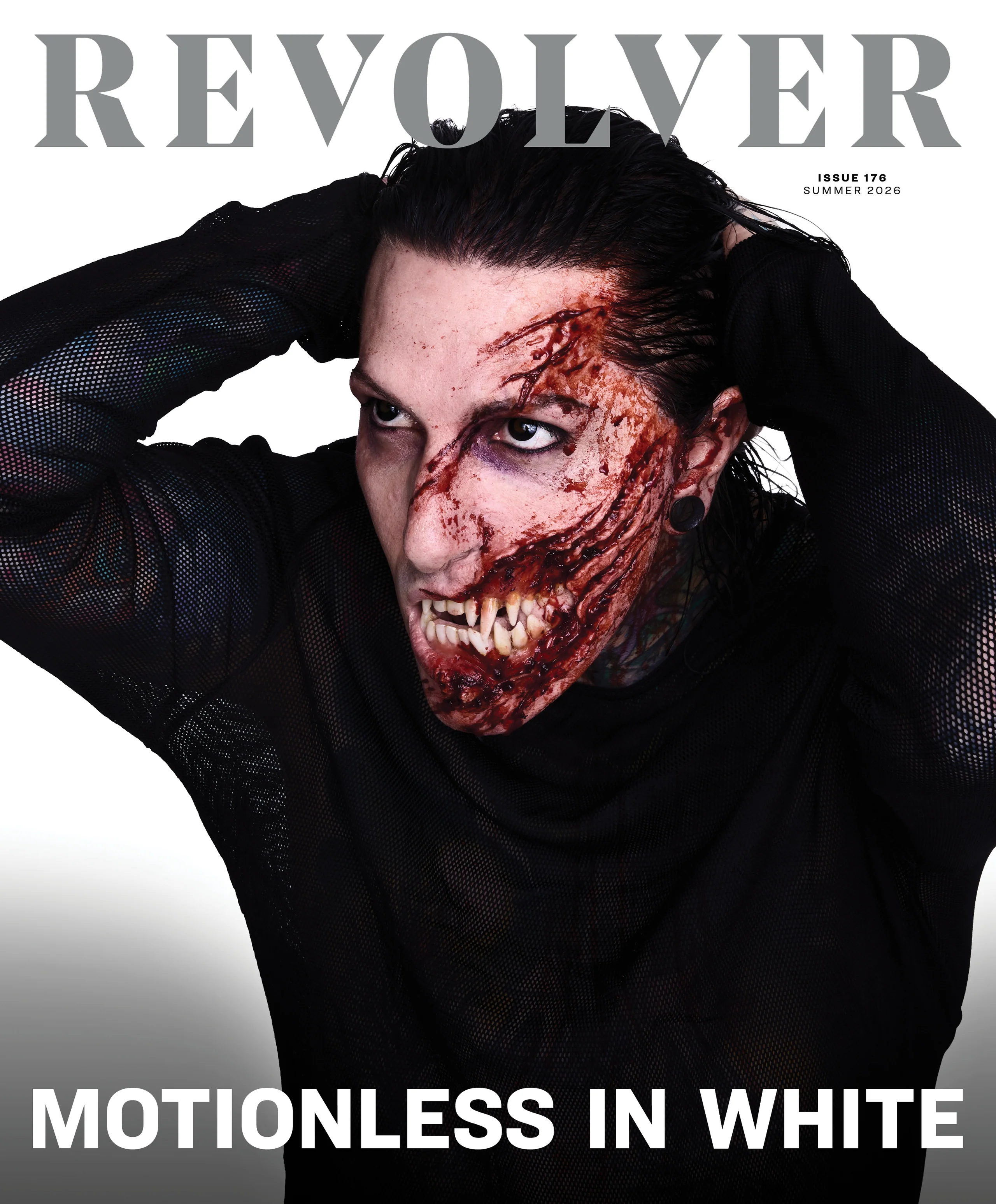MOTIONLESS In White x REVOLVER SUMMER 2026 Alt Cover Issue with NUMBERED SLIPCASE and EXCLUSIVE SLIPMAT