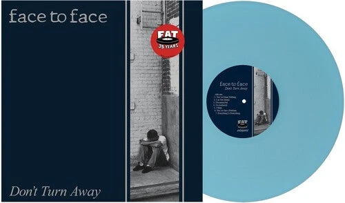 FACE TO FACE 'DON'T TURN AWAY' LP Light Blue Vinyl Pressing