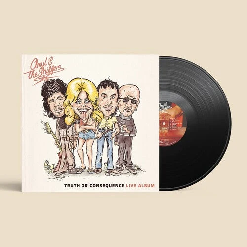 Amyl & the SNIFFERS Truth or CONSEQUENCE Live LP on Black Vinyl