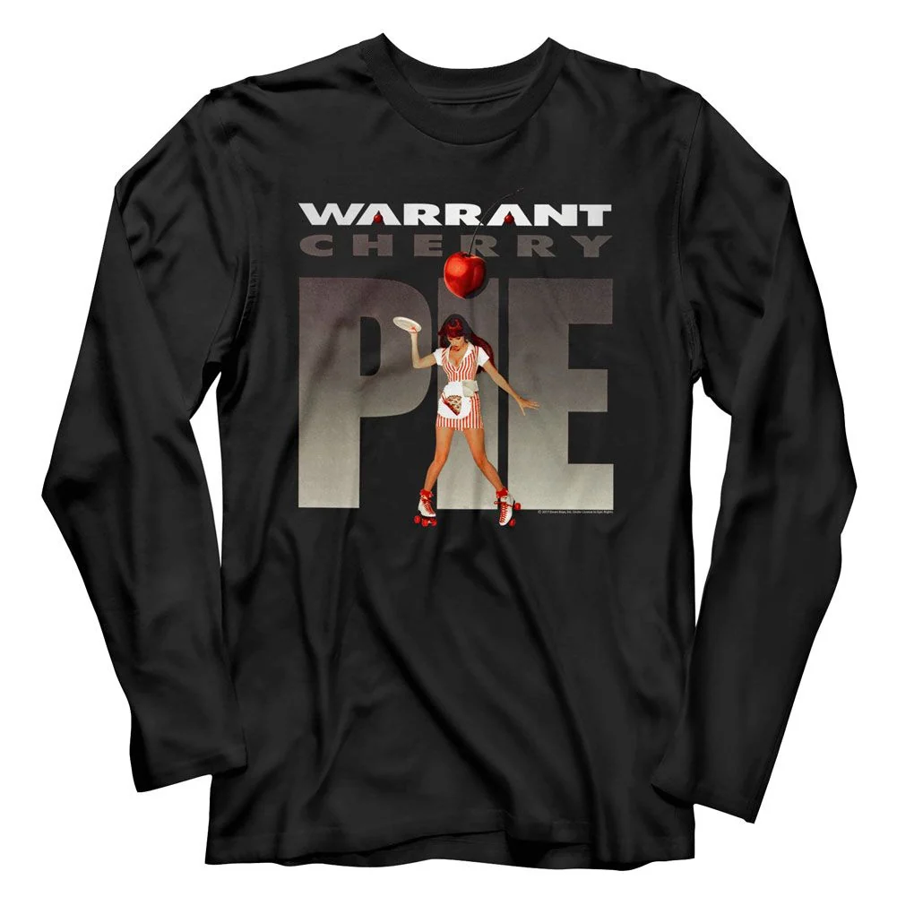 WARRANT CHERRY Pie Long Sleeve Shirt in Black for Adults
