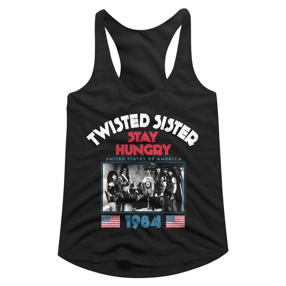 TWISTED SISTER - STAYHUNGRY LADIES Racerback for Ladies