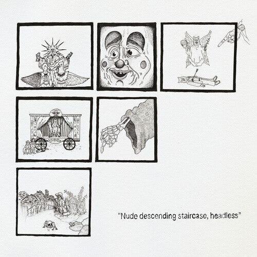 Teen SUICIDE 'Nude DESCENDING STAIRCASE, HEADLESS' LP Distant Clouds Grey Vinyl