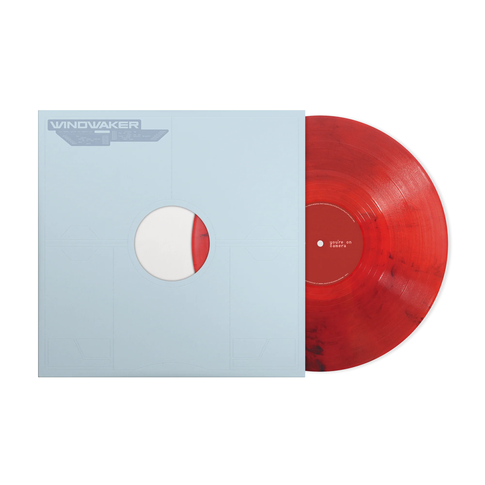WINDWAKER ‘SMILE, YOU'RE ON CAMERA’ LP (Red Smoke Vinyl) + EXCLUSIVE SIGNED INSERT