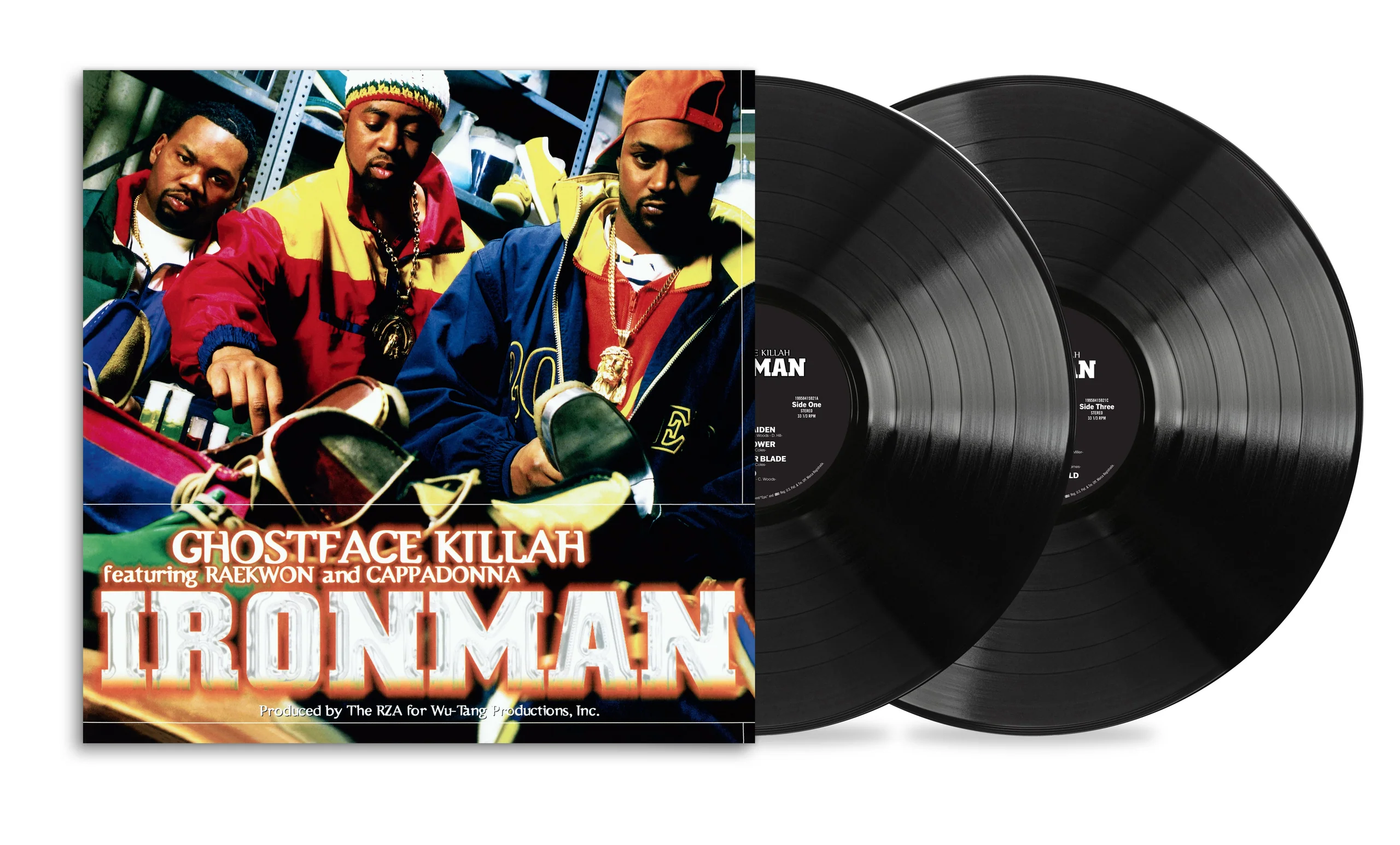 GHOSTFACE KILLAH 'IRONMAN' Black Vinyl 2LP