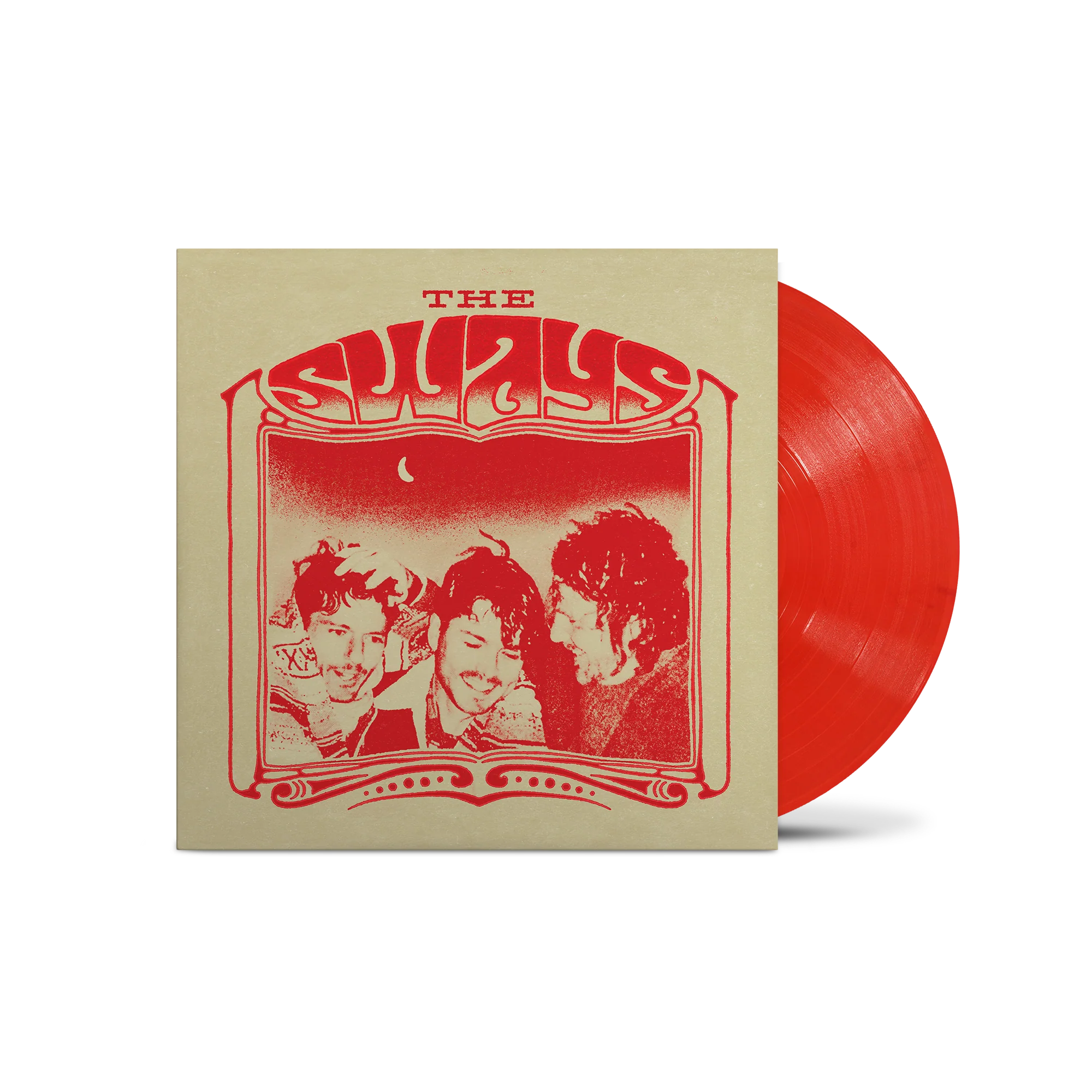The Sways Self-Titled LP on Ruby Red Vinyl With Etched B-Side