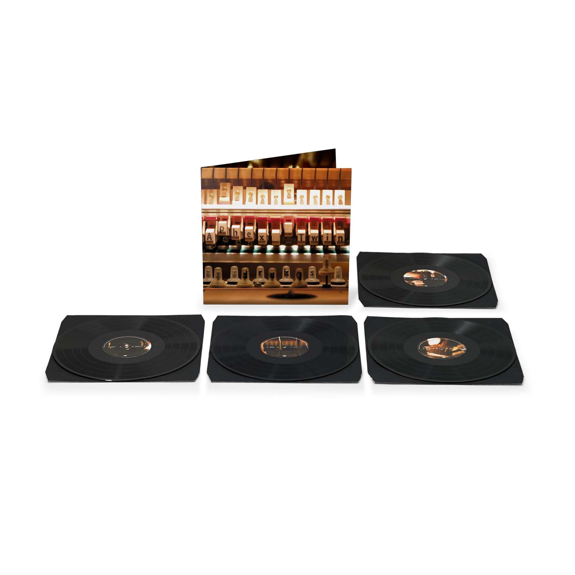 Aphex Twin 'DRUKQS' 4LP Reissue on Black Vinyl