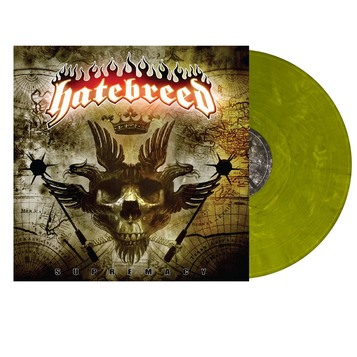 HATEBREED 'SUPREMACY' LP Hazy Green Up in Smoke Vinyl