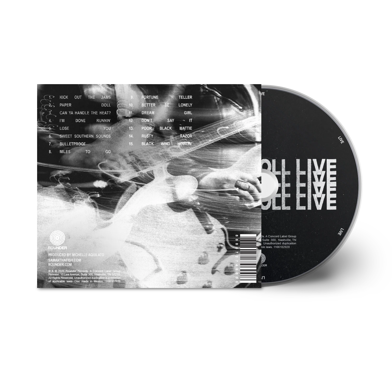 SAMANTHA FISH 'PAPER DOLL (LIVE AT THE BIJOU)' CD Album