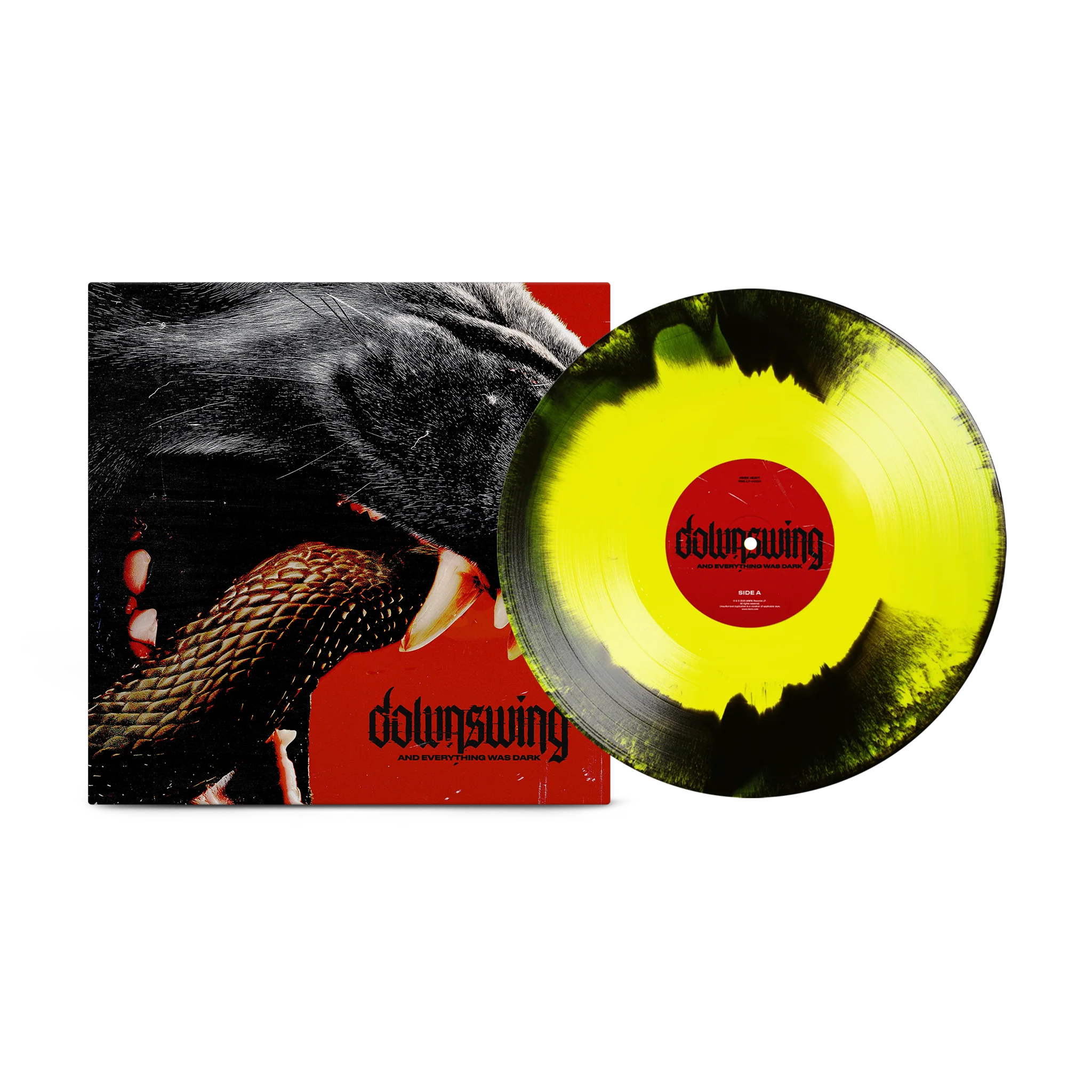 DOWNSWING 'AND EVERYTHING WAS DARK' LP (Yellow Blend Vinyl)